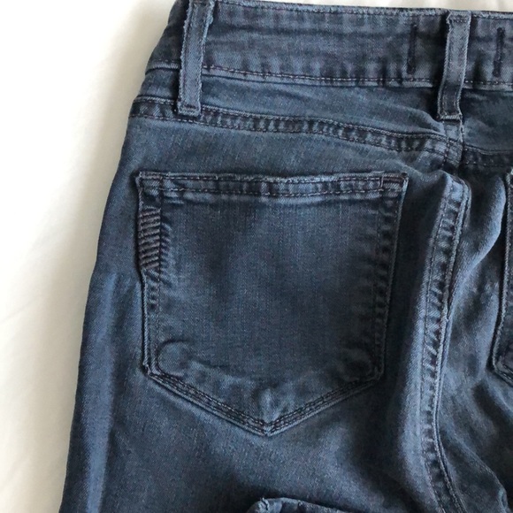 Paige Dark Wash Skinny Jeans (Dark Tag and Dark Button) - Picture 3 of 5